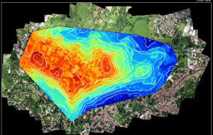 curve di livello dtm dsm droni post processing rilievi ispezioni curve di livello
