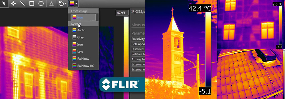 drone con termocamera flir ispezioni infiltrazioni