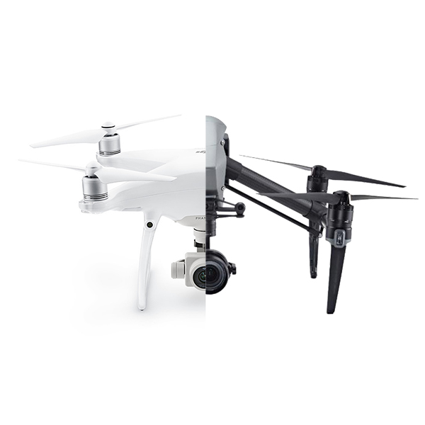 dji inspire 2 phantom 4 pro