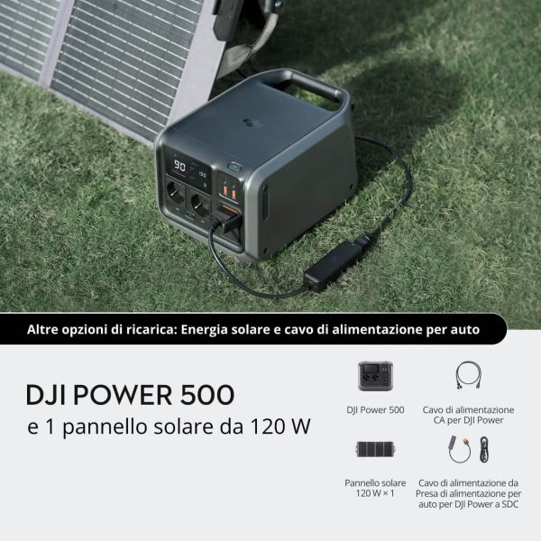 dji power 500 1 pannello solare 120